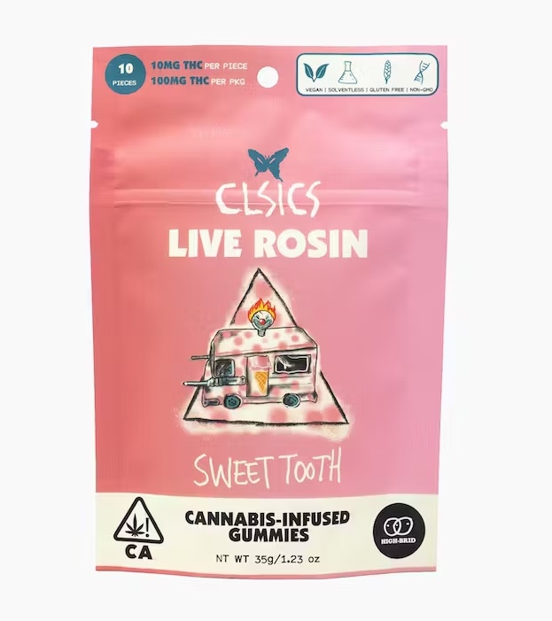 SWEET TOOTH - 10PK GUMMIES LIVE ROSIN INFUSED