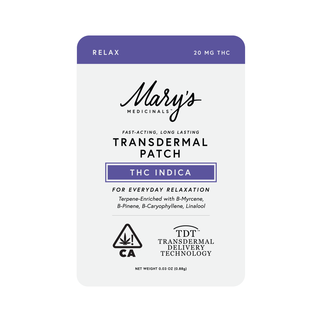 MARYS MEDICINALS INDICA TRANSDERMAL PATCH